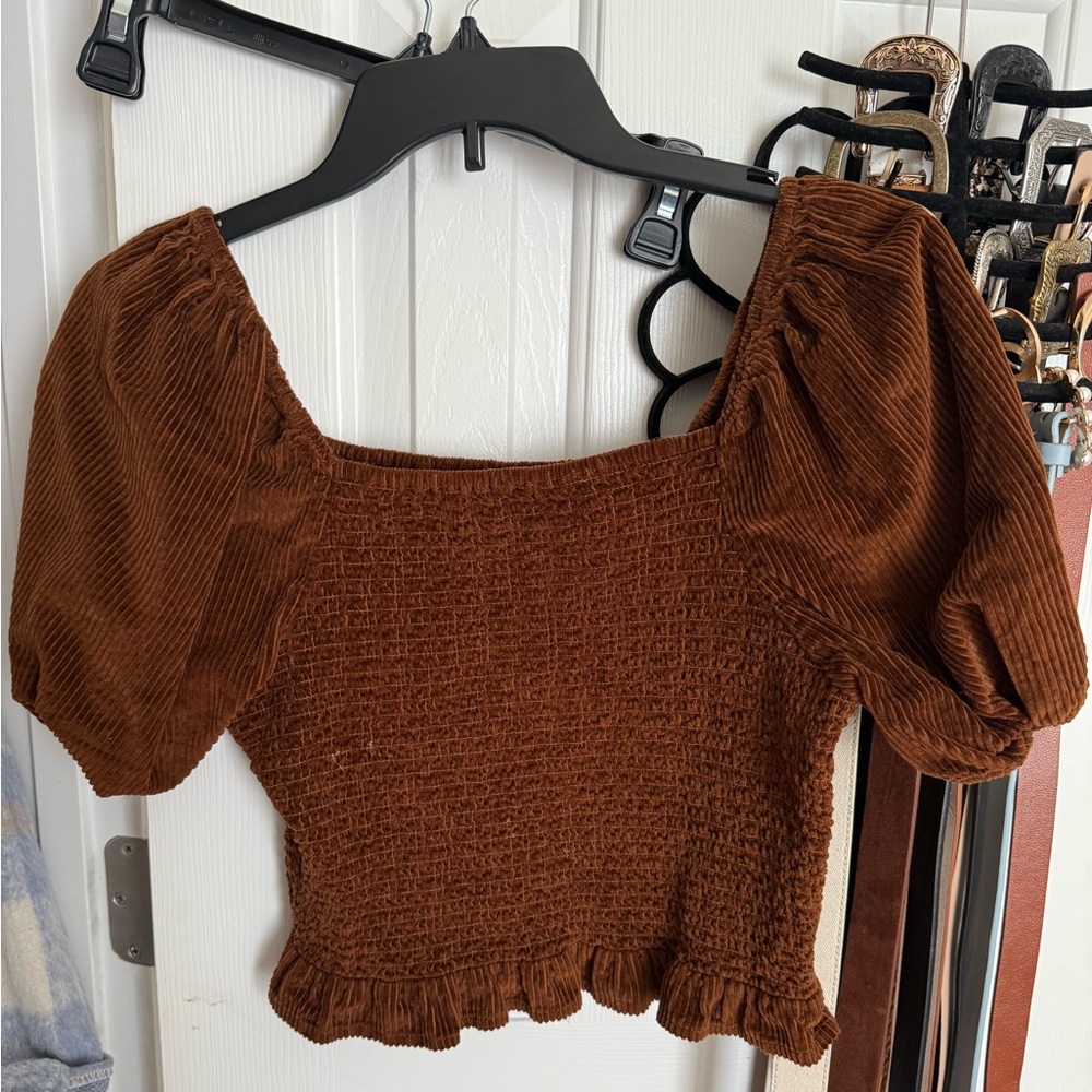 American Eagle Corduroy Top